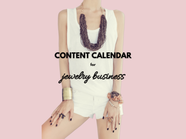 Content Calendar for Jewelry Business by Aarti Desk